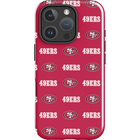 NFL San Francisco 49ers Blitz Series iPhone 16 Pro Impact Case